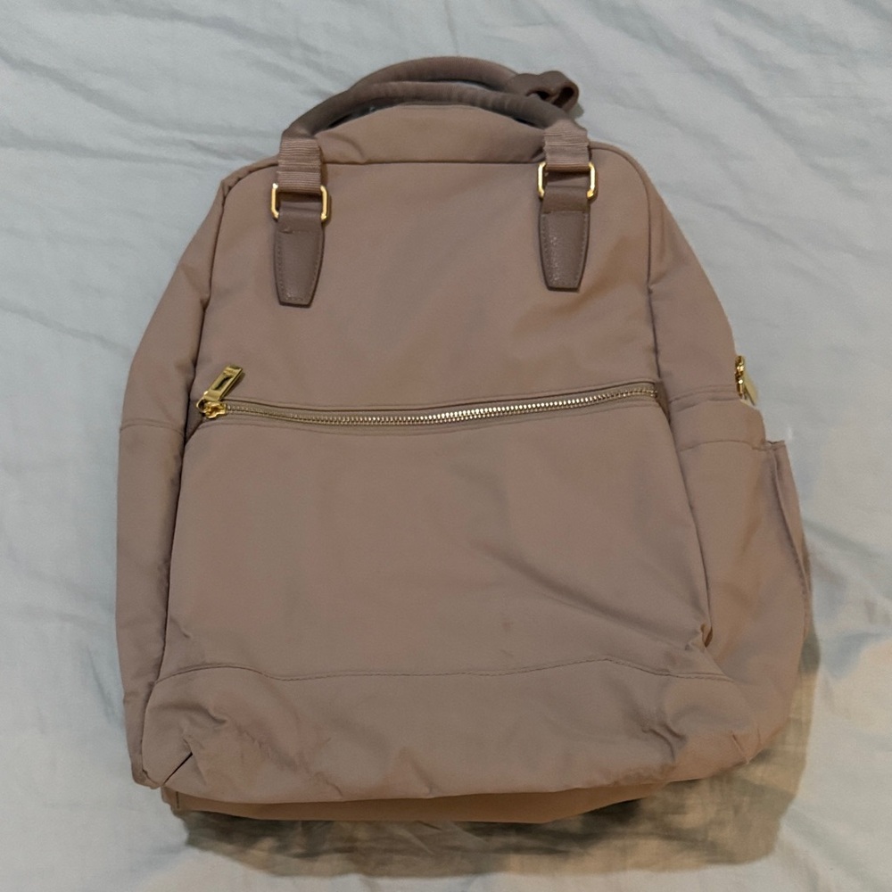 Open Story 16” Signature Commuter Backpack - Taupe